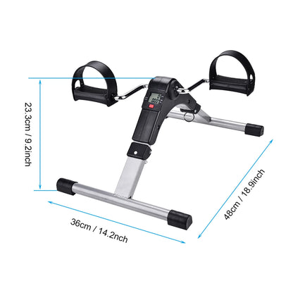Cycling Gym Exercise Indoor Folding Cycling Trainer Cycle Pedal Fitness Exerciser Leg Workout Cycling Pedal Exerciser